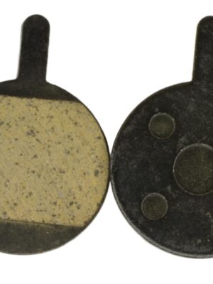 RiuScooter Pastillas de Freno, 23mm, Kit de Repuesto, Color Negro