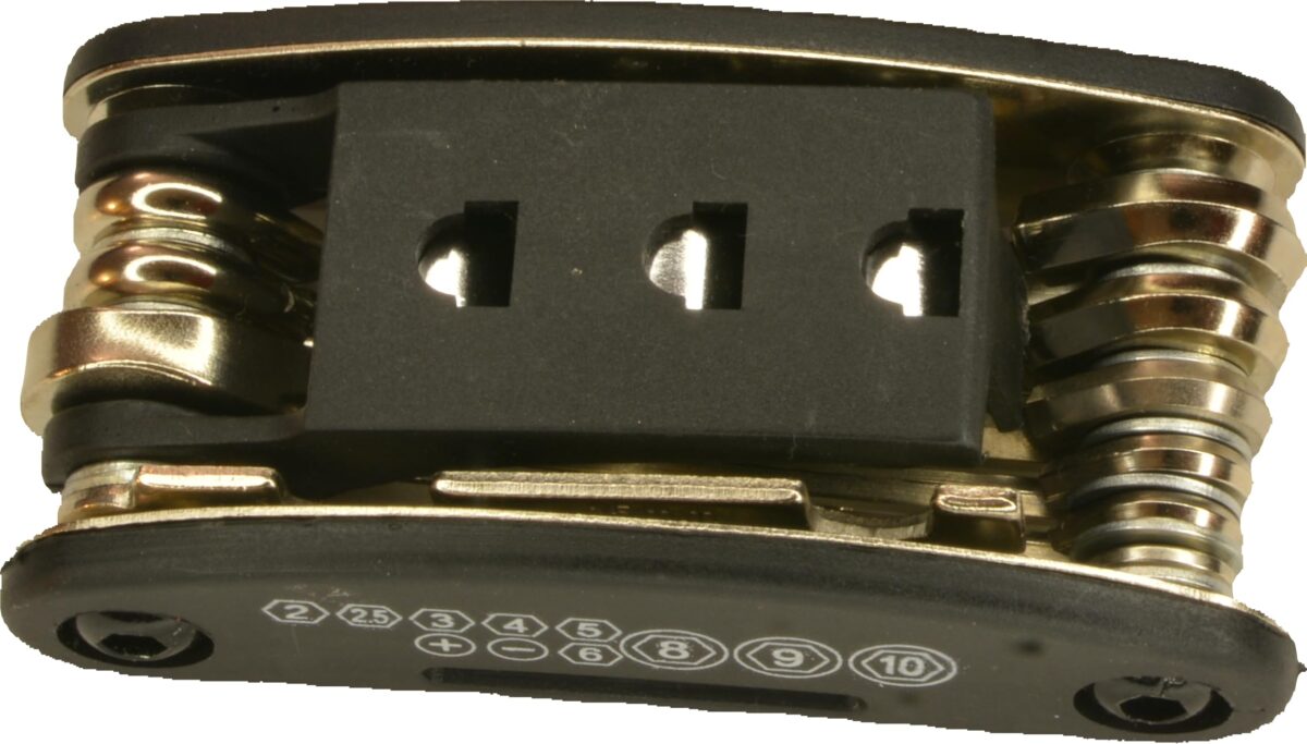 RiuScooter Herramienta Multifunción, Llave Multiherramienta Plegable con Destornilladores - Imagen 4
