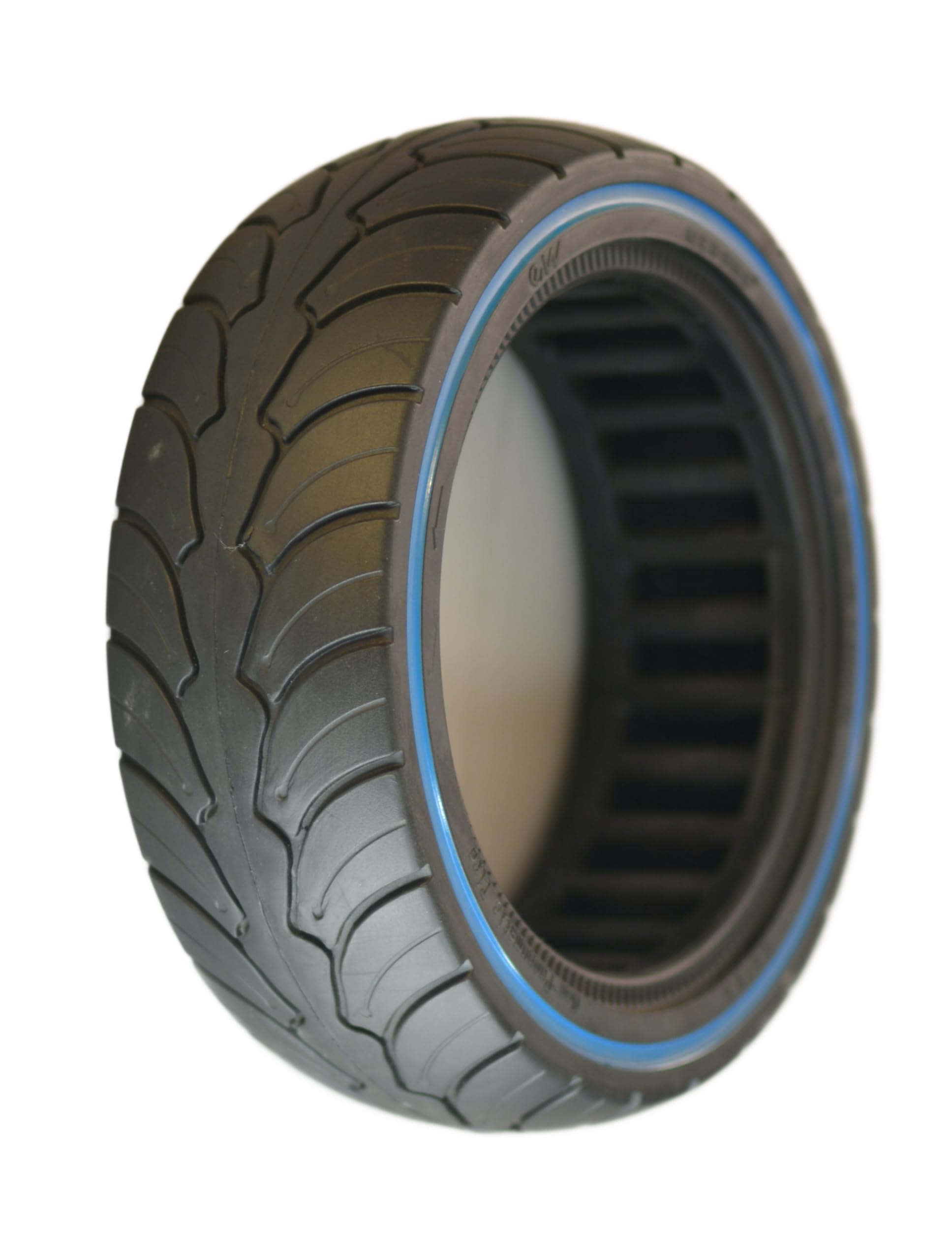 RiuScooter Rueda Maciza, 8,5 x 2,5 Pulgadas, con Banda Azul, Varios