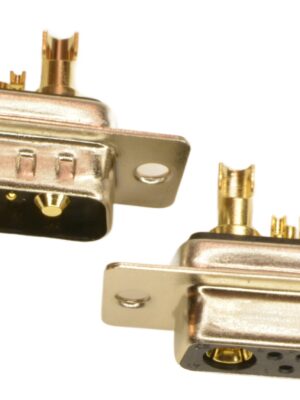 RiuScooter Kit Conector 7 Pines, Serie A, Conector Hembra Macho, Conexión Centralita a Batería, Dorado