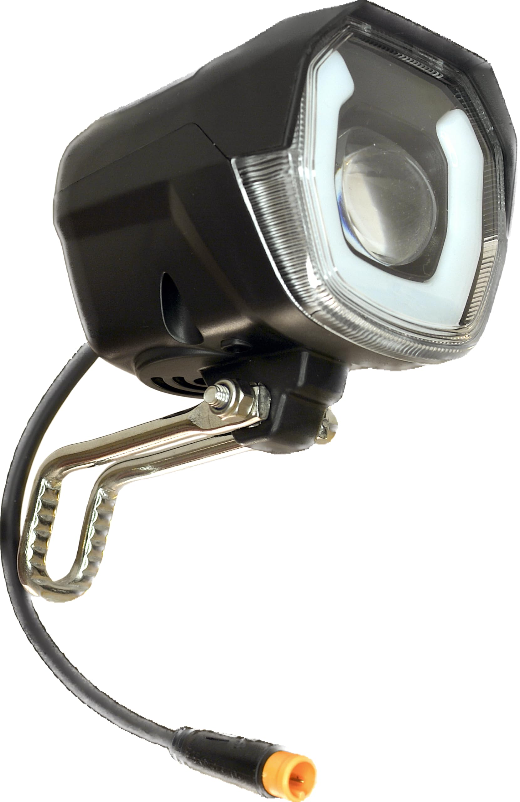 RiuScooter Luz Delantera, 3 Pines, 12V-72V, con Timbre Cambio de Modo de Luz