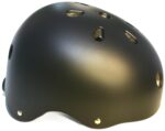 RiuScooter Casco Patinaje, Negro, Talla M, Ajustable, con Correas de Seguridad, Interior Acolchado - Imagen 4