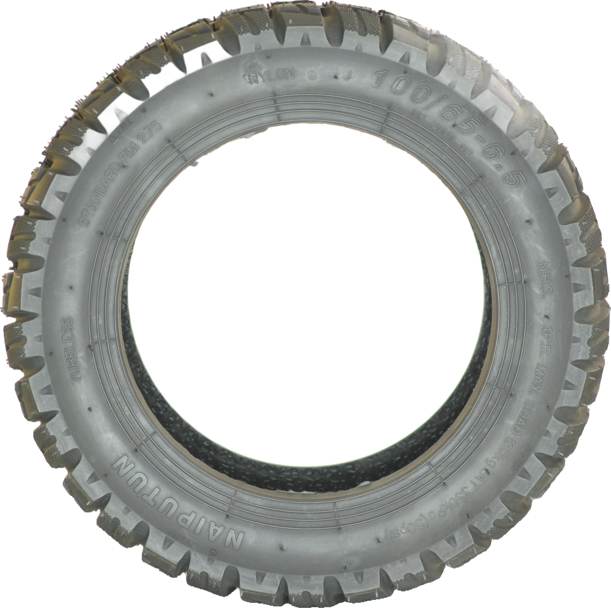 RiuScooter Naiputun Neumático, 60/65-6.5 Pulgadas, Llanta 6.5 - Imagen 2