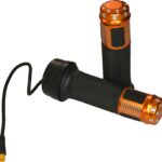 RiuScooter Acelerador Universal, 3 Pines, Negro Dorado, con Empuñadura de Giro