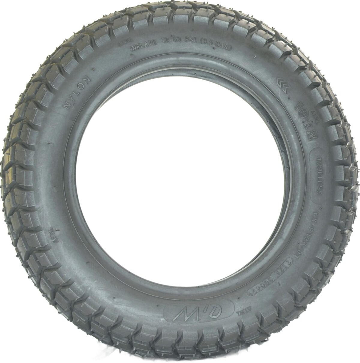 RiuScooter Neumático, 10x2-6 Pulgadas, Tubeless - Imagen 2
