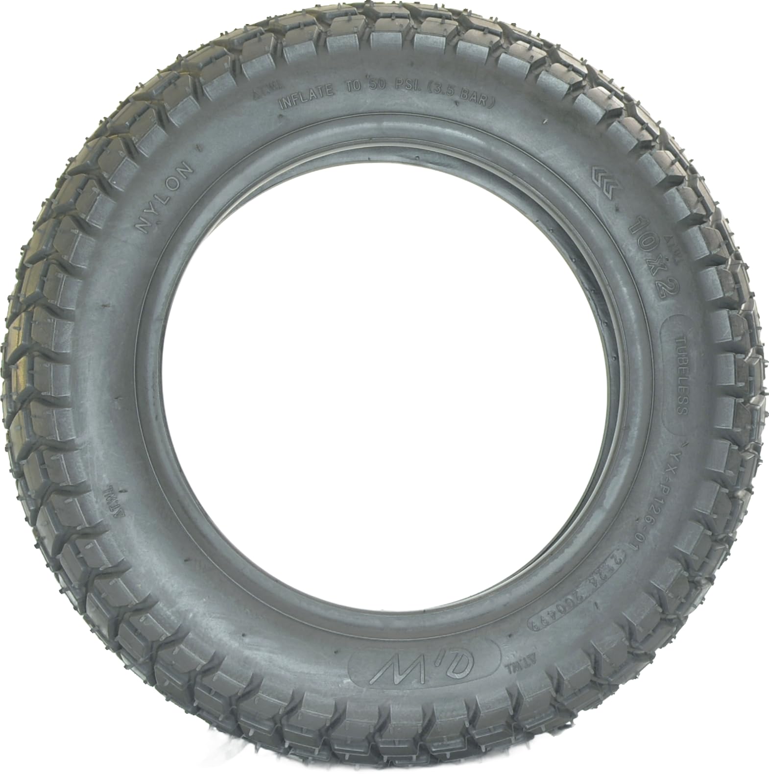 RiuScooter Neumático, 10x2-6 Pulgadas, Tubeless - Imagen 2