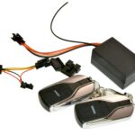 RiuScooter Alarma Antirrobo Universal Conector 6 Pines 36-55V, 2 Mandos a Distancia, Negro Mi4
