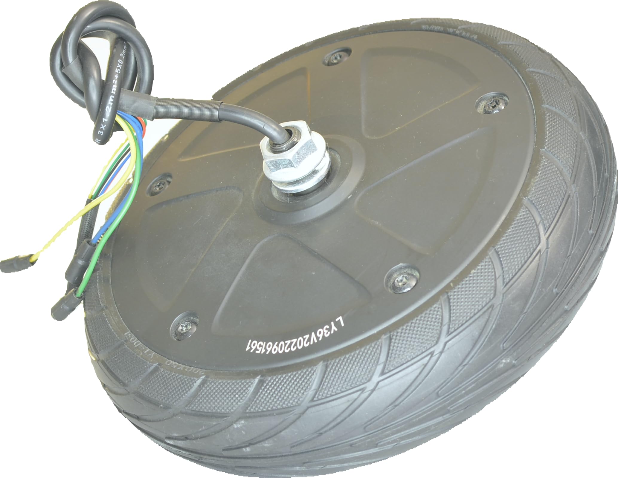 RiuScooter Motor, 350W 36V, ES1/ES2/ES4, Rueda Maciza, Negro, - Imagen 2