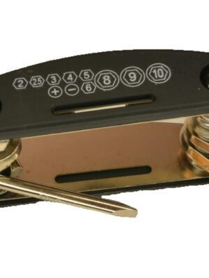 RiuScooter Herramienta Multifunción, Llave Multiherramienta Plegable con Destornilladores