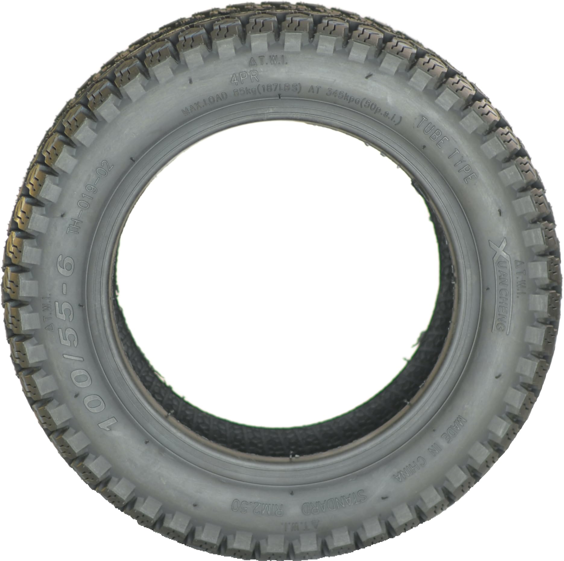 RiuScooter Neumático, 100/55-6, Llanta de 6 Pulgadas - Imagen 4