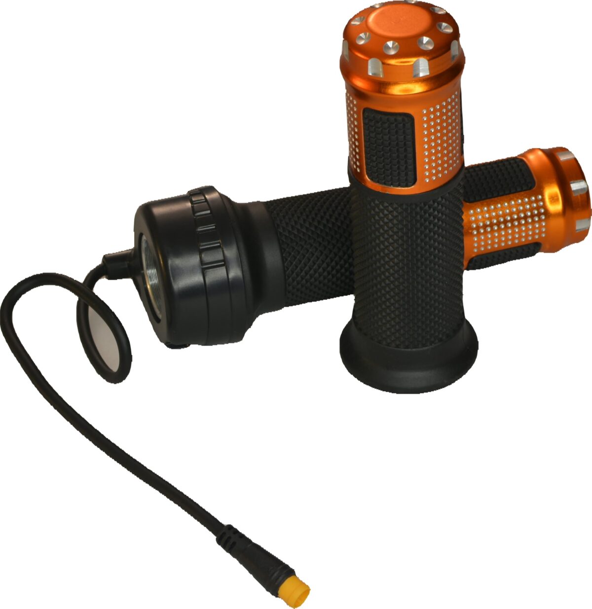 RiuScooter Acelerador Universal, 3 Pines, Negro Dorado, con Empuñadura de Giro - Imagen 2
