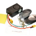RiuScooter Alarma Antirrobo Universal Conector XT30 36-55V, con 2 Mandos a Distancia, Negro