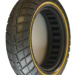 RiuScooter Rueda Maciza, 60/70 (6,5 Pulgadas), con Banda Amarilla, G30