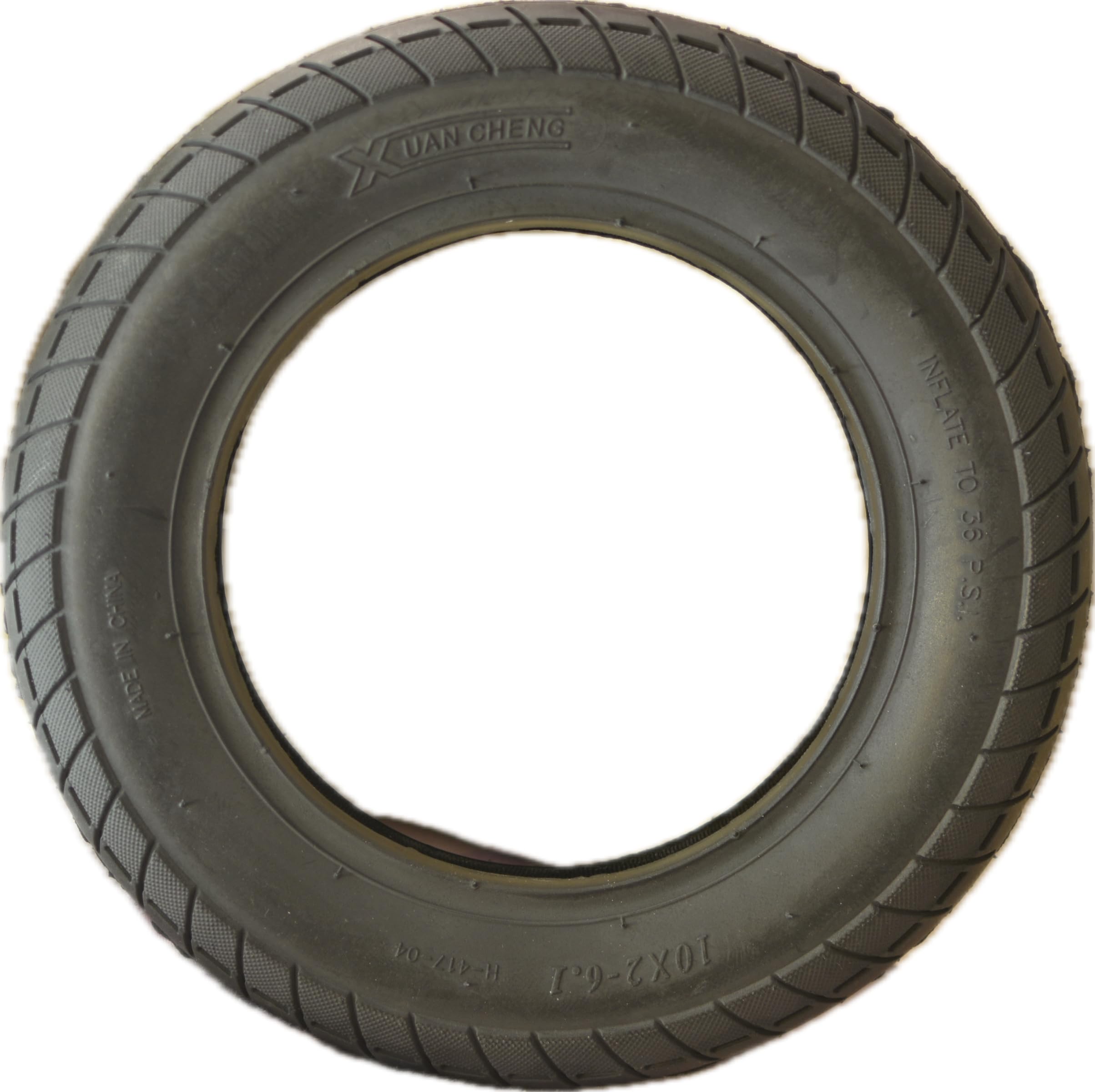 RiuScooter Xuancheng Neumático 10 X 2", Xiaomi M365, Essential, 1S, Pro/2, llanta 6.1 Pulgadas, Con 2 llaves Palanca.