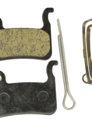 RiuScooter Pastillas de Freno 13.5mm x 29.0mm, Negro Amarillo, con Clip de Retención