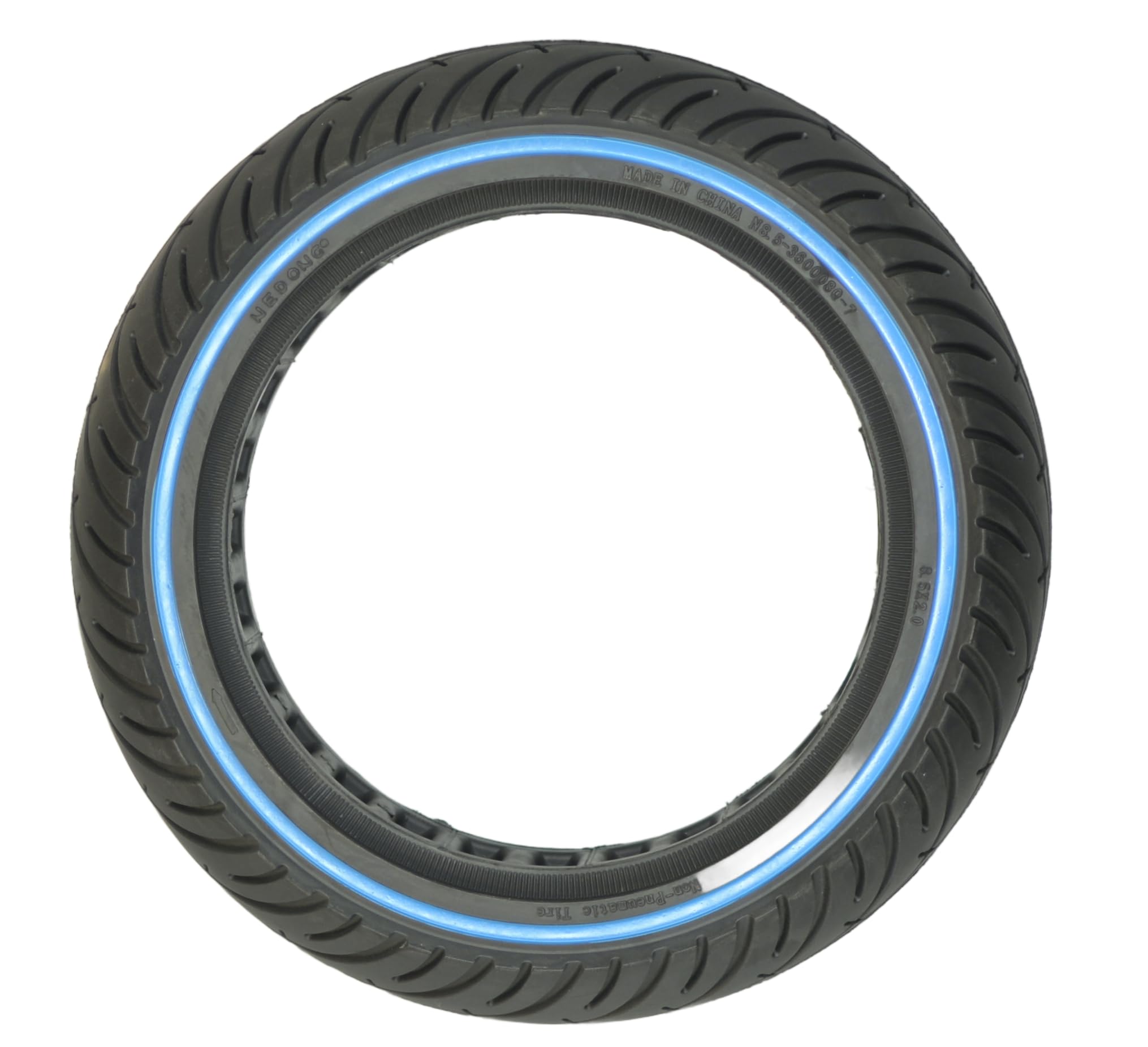 RiuScooter Rueda Maciza, 8.5x2 Pulgadas, Xiaomi M365 1S Essential Pro, con Línea Azul - Imagen 2