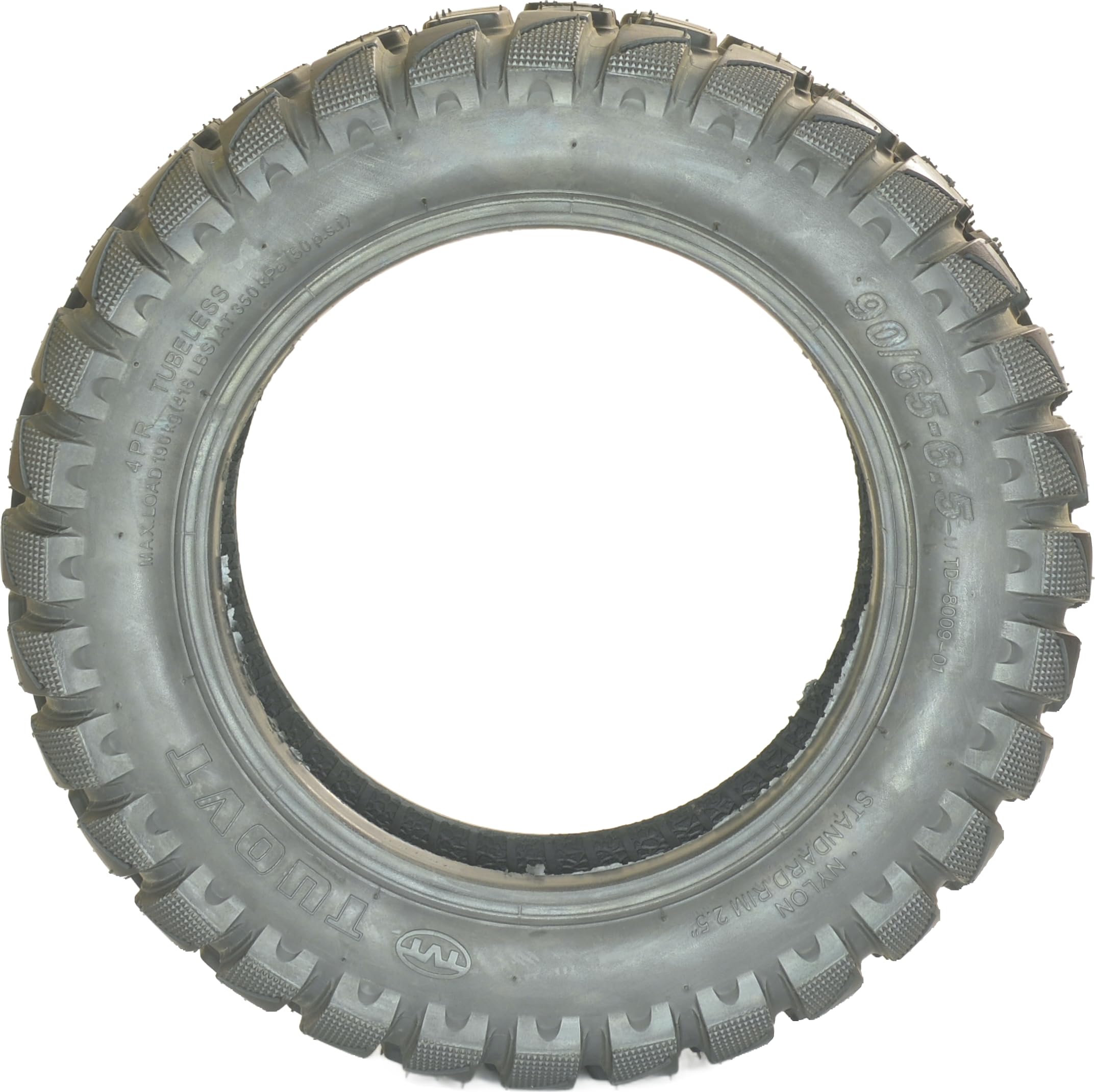 RiuScooter Neumático Tubeless, 90/65-6.5 Pulgadas, - Imagen 5