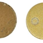 RiuScooter Pastillas de Freno, 20mm, Color Dorado, Kit de Repuesto