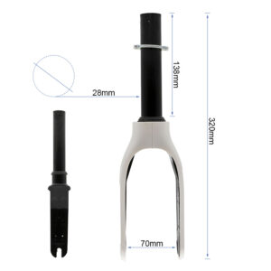 Horquilla con embellecedor blanco para Xiaomi