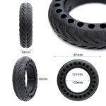Rueda maciza perforada 8x2-5/B30 (No válido para Xiaomi) - Imagen 2