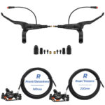 Kit de freno hidráulico negro A5-D Delantero R trasero R [NUTT] - Imagen 2