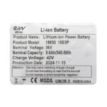 Batería 36v 9,6 A/h para Xiaomi M365/1S/Essential/MI3 [Ewheel] - Imagen 3