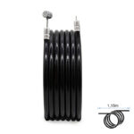Camisa y cable de freno negro 1,15m
