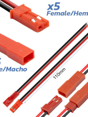 Conector JST con cable - 10pcs
