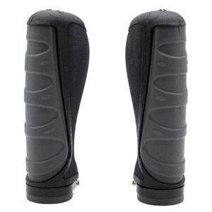 Puños de silicona ergonómicos con bloqueo grises - 2 uds