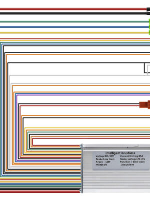 Controladora 36V 15A 350W LCD Liviae