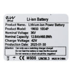 Batería 36v 12,8 A/h para Xiaomi Pro/2 [Ewheel] - Imagen 4