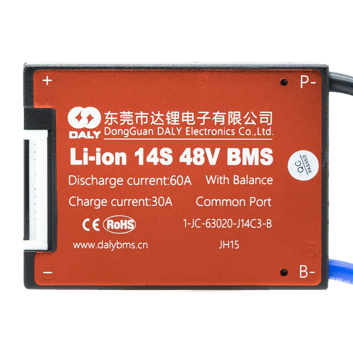 BMS 14S 52v 60A [DALY] - Imagen 3