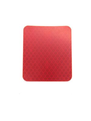 Pegatina reflectante 50x60mm roja para guardabarros Xiaomi - 10uds