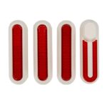 Catadióptrico blanco con reflector rojo para Xiaomi - Imagen 2