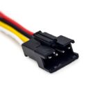Conector con cable 22AWG SM 3 pin - 5F/5M - Imagen 2