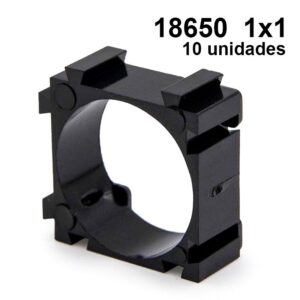 Soporte baterías 18650 - 10 uds
