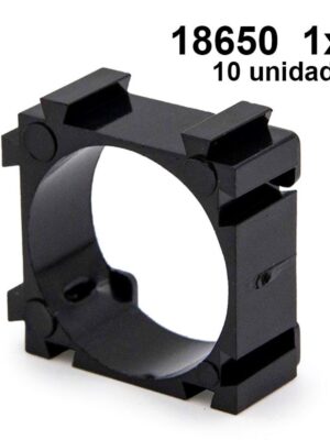Soporte baterías 18650 - 10 uds