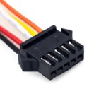 Conector SM 5 pin con cable 22AWG - 5M/5F - Imagen 3