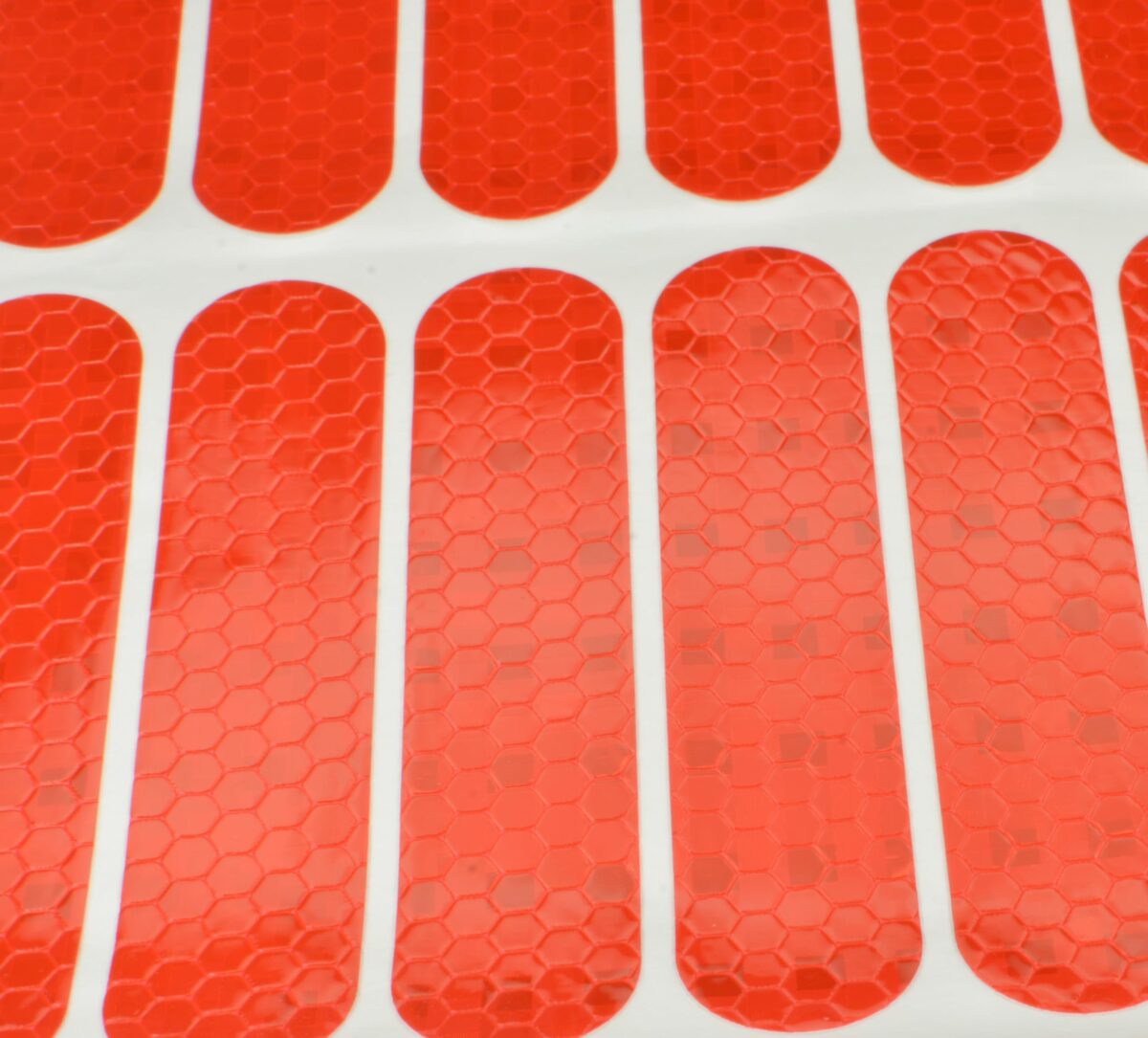 RiuScooter Pegatinas Reflectantes  20 Unidades, Rojo, 90x20mm, Multiuso, Alta Visibilidad - Imagen 2