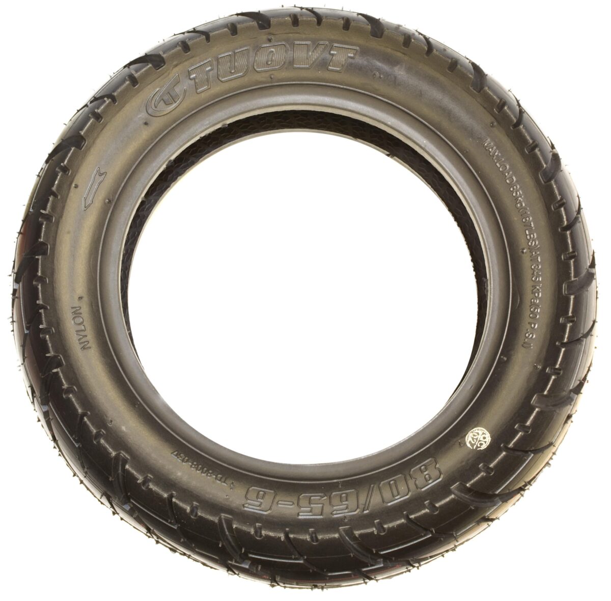 RiuScooter Neumático Tubeless, 10x3-6 (80/65-6) 255X80-6  otros  con llanta de 6 Pulgadas - Imagen 4