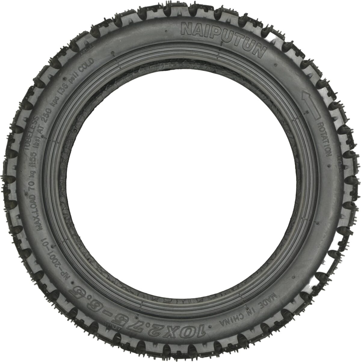 RiuScooter Neumático Tubeless 10x2.75-6.5 Pulgadas - Imagen 7