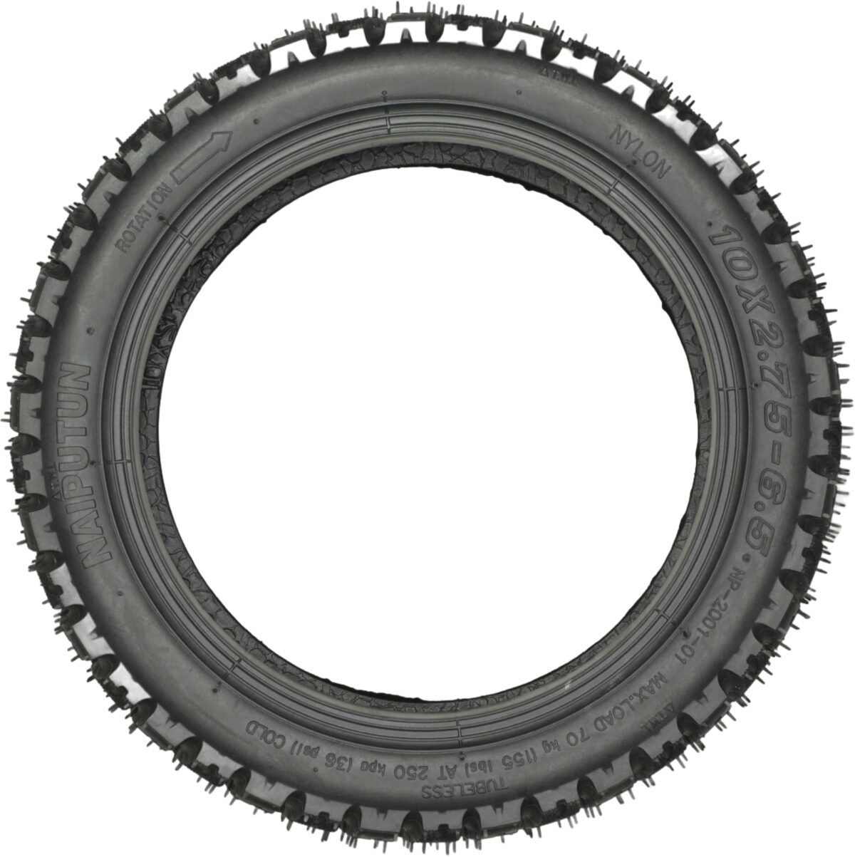 RiuScooter Neumático Tubeless 10x2.75-6.5 Pulgadas - Imagen 3