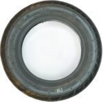 RiuScooter Neumático, 25,4 x 5,7 cm (10 x 2,25 Pulgadas), Negro con Línea Naranja - Imagen 2
