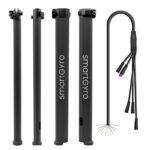 Mástil con cable original Smartgyro dual Crossover - negro