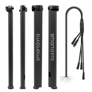 Mástil con cable original Smartgyro dual Crossover - negro