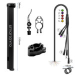Mástil con cable original Smartgyro dual Crossover - negro - Imagen 2