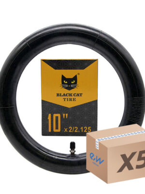 Cámara de aire 10x2/2,125 Black Cat-válvula recta -5uds