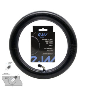 Cámara de aire 14X2,125 VC 65ºx65º Ewheel