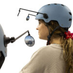Espejo retrovisor lateral EWR002 para casco - ajustable y desmontable
