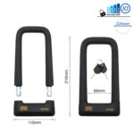 Candado en U de llave EWLK023